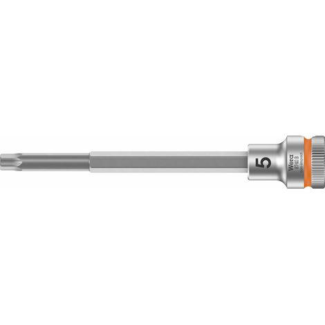Wera 8740 B Zyklop Bitnuss mit 3/8"-Antrieb, mit extra schlankem Profilbereich 5.0x107.0 (1/4)