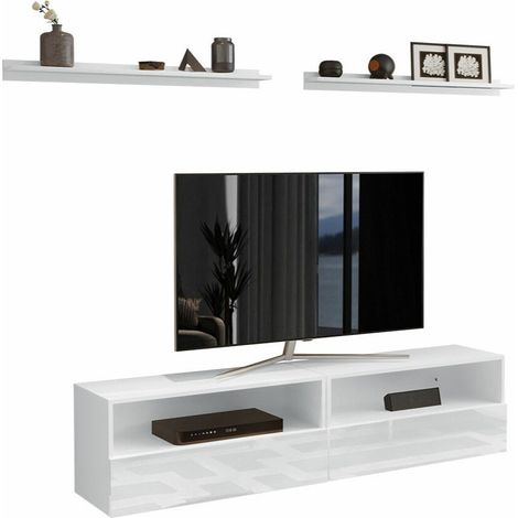 Mueble TV Fraga , Número de puertas: 0, Número de cajones: 0, 172x40x38cm