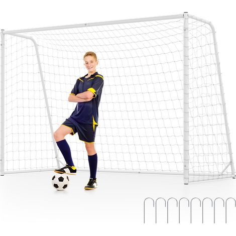 but de football filet enfant jardin portable taille réelle métal entraînement football équipement cadre grand extérieur sport enfants durabilité fix (1/5)