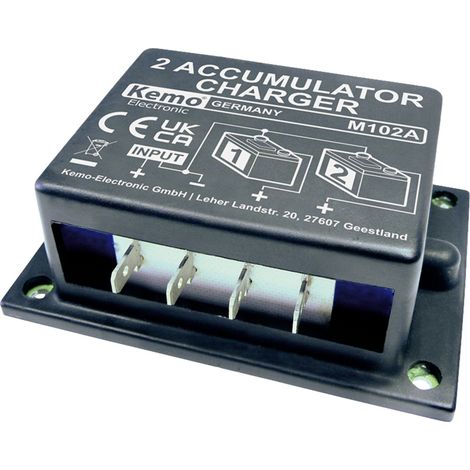 Kemo Zweit-Akkulader M102A M102A Régulateur de charge