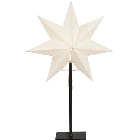 Standstern "Frozen",ohne Lochung, weiß, E14, ca. 35 x 55 cm (1/5)