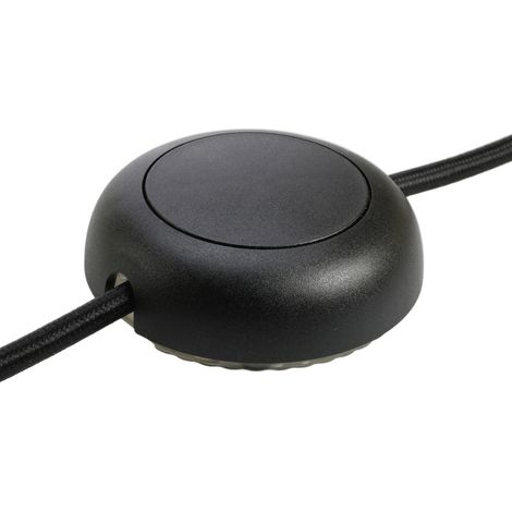 interBär 8124-004.01 LED-Schnurdimmer mit Schalter Schwarz 1 x Aus/Ein Schaltleistung (min.) 5 W Sc