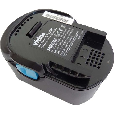vhbw Battery Replacement for L1420R, L1430, L1430L, L1430R, M1430R, MX14.4 for Power Tools (4000 mAh, Li-ion, 14.4 V)
