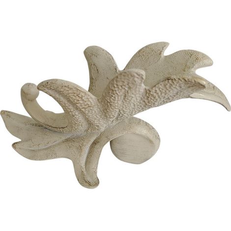 26cm Cream Wine Bottle Holder - Resin - L12 x W15 x H26 cm