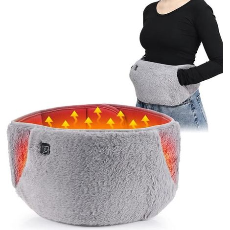 Ceinture chauffante électrique pour le ventre et les mains, idéale pour soulager les douleurs menstruelles - Douce et confortable, avec 3 niveaux de chauffage - Un cadeau indispensable pour l'hiver (1/5)