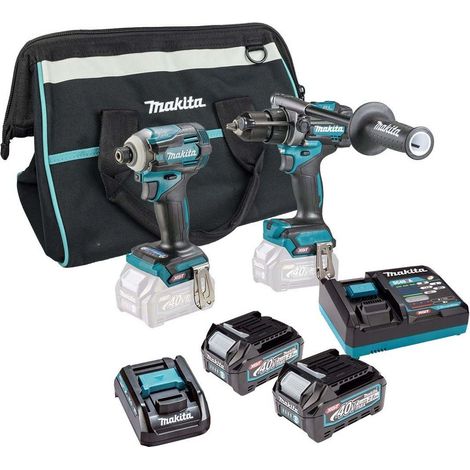 Makita DK0114G202 40v Max XGT Brushless Combi Hammer Drill Impact Impact Driver (1/5)