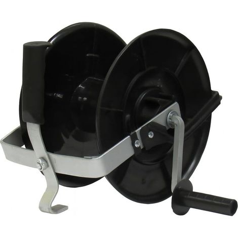 Geared Electric Fence Reel 3:1 (Black Insulating Heavy Duty Fencing Wire Rope)