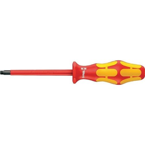 168 i VDE Tournevis isolé pour vis à empreinte carrée, 2 x 100 mm, Rouge