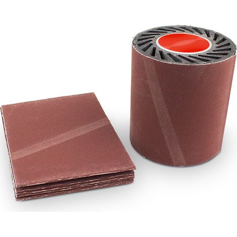 5x Schleifband Schleifpapier 400, 100x284mm zu Satiniermaschine Expansionswalzen (1/2)