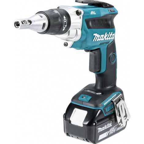 Trockenbauschrauber - MAKITA - mit 2 Akkus 18V 5,0Ah - Ladegerät - MakPac - DFS250RTJ (1/4)
