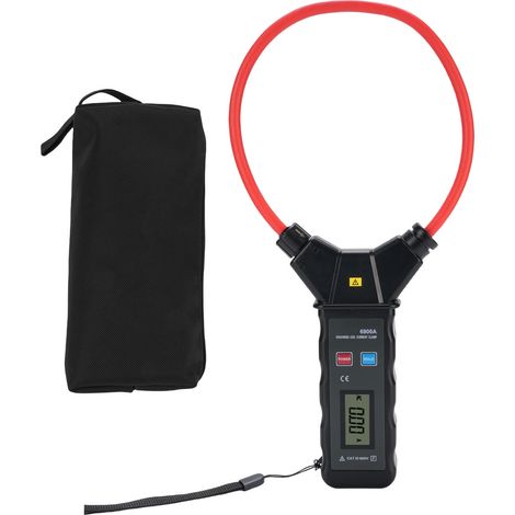 Pince multimètre Flexible pour courant alternatif, 0-5000A, 0-6000V, écran LCD rétro-éclairé, bobine grande (1/5)