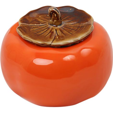 Contenant à Bougie en Céramique Orange, Coupe Vide pour DIY (1/5)