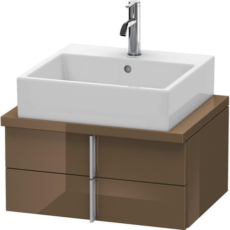 VERO mobile consolle basso 285x600x448mm marrone oliva lucido