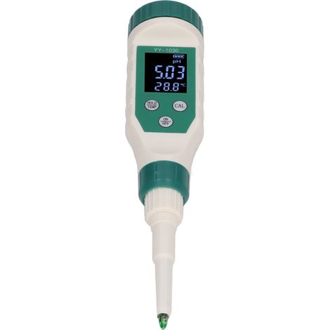 Testeur pH Numérique avec Écran LCD, Sonde Portative de Précision pour Sol, Fruits et Eau (1/5)