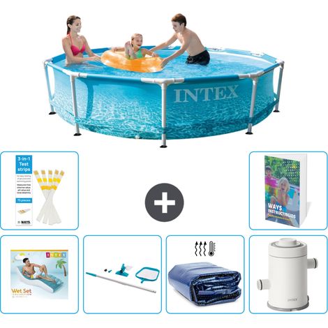 Intex Piscine Tubulaire Ronde - 305x76 cm - 7-pièces  S96 (1/5)