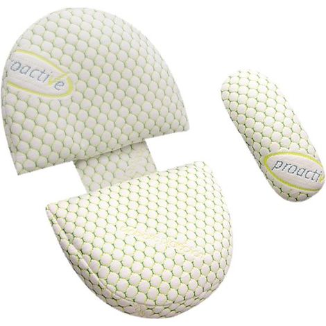 Coussin de grossesse en U - Coton respirant - Housse réglable et lavable - Soutien complet du corps - Confort de sommeil - Vert (1/5)