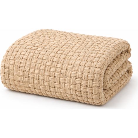 Mica Decorations Plaid Beige H0.5xl130xL180cm (1/5)