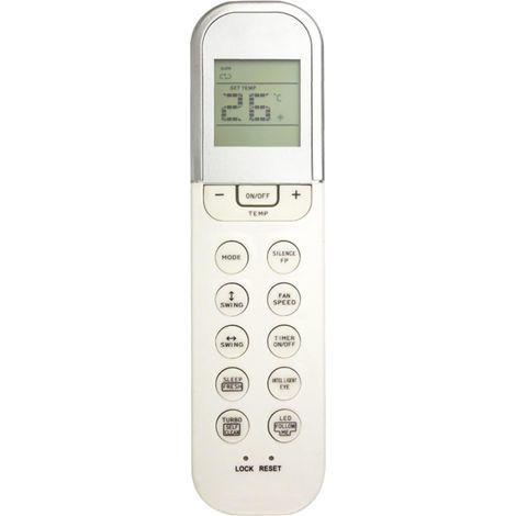 Ersatzfernbedienung RG36F/BGEF für Midea Klimaanlage RG36F2/BGEF RG36F3/BGCEF RG36F3/BGEF RG36B/BGEF RG36B1/BGCE RG36B1/BGE RG36B2/BGEF RG36B4/BGE RG36A/BGEF-AR3 RG36 A/BGEF-EC RG36A/BGER