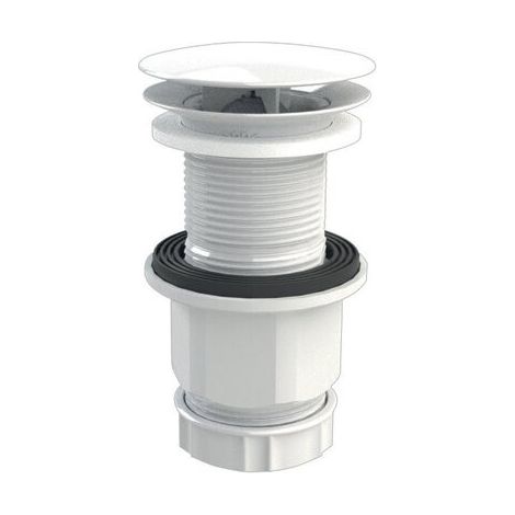 Bonde de lavabo Hygiénique - DELABIE - Sans garde d'eau - Débit 36L/min (1/4)