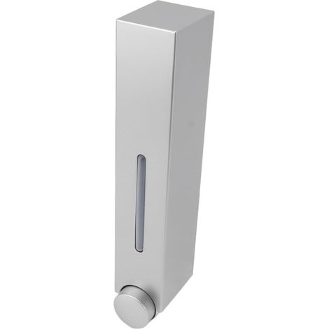 Handlicher, wandmontierter Seifenspender, wiederaufladbar, platzsparend, Duschwandpumpe für Badezimmer, Silber (1/5)