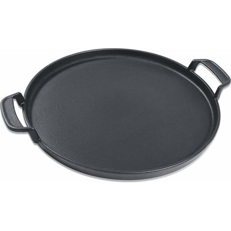 30cm Round Griddle for 57cm Weber Charcoal Grills, Weber Gourmet Grill System, Weber One-Touch, Cast Iron Griddle Replacement Part (1/4)