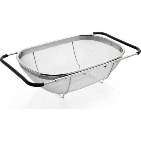 Égouttoir extensible 36 x 24 x 11,5 cm maille 1,5 mm inox - Was Germany (1/2)