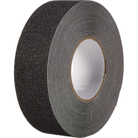 TrAdE Shop Traesio - Nastro Antiscivolo Universale 3m Resistente Autoadesivo Nero 5 Cm X 5 Mt Confezione Da 1 - (1/2)