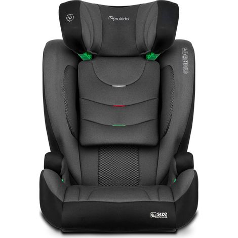 Siège auto Nukido Louis Soft noir et gris 15-36 kg ISOFIX
