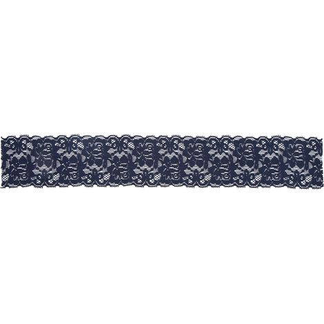 Bordure en dentelle bleu roi de 6 cm de large (1/5)