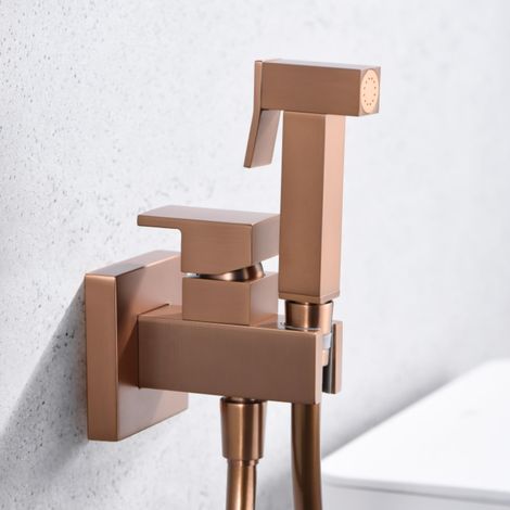 IMEX - grifo bidé empotrado wc oro rosa (1/5)