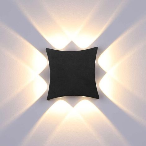 TONCHEAN Applique extérieure,Applique murale d'extérieur LED pour clôture d'extérieur Applique murale d'extérieur pour terrasse Maison Éclairage extérieur de jardin pour couloir de jardin Chambre à co (1/5)