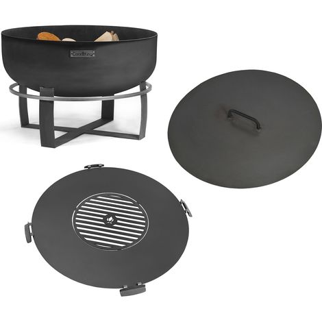 CookKing Acier Parabole XXL Viking Noir Ø 80x50 cm (1/5)