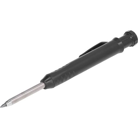 Holzbearbeitungs-Markierstift, 2,8 mm, schwarze Wolframkarbidspitze, mit Ersatzminen (3 Farben) (1/5)