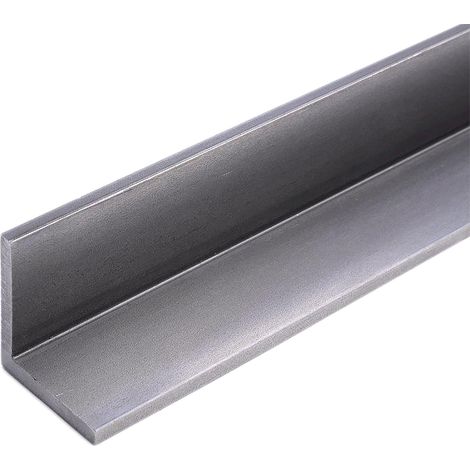 Cornière métallique Acier Doux RS PRO, L. 1m x l. 20mm x H. 20mm ( Prix pour Lot de 3 )