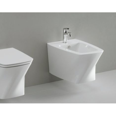 Bidet sospeso serie hera ceramica bianco lucido monoforo, dim. 57x38xh30,5 (1/2)
