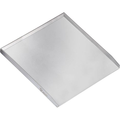 Bbq-Toro – Plaque de cuisson en acier inoxydable 40 x 41,5 cm – Épaisseur 4 mm – Pour barbecues à gaz et charbon – Surface de cuisson large (1/3)