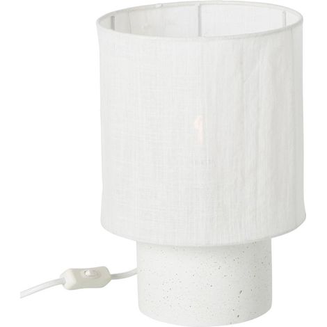 Lampe à Poser "Havel" 28cm Blanc (1/3)