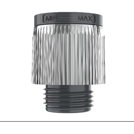 Régulateur de débit pour douche à économie d'eau  Limiteur de débit universel  Dispositif de stabilisation de la pression d'eau (compatible avec la plupart des pommeaux et robinets de douche) (1/4)