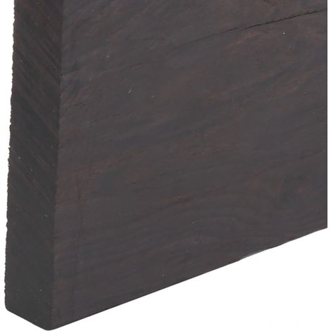 Manche en bois d'ébène noir brut pour accessoires d'instruments de musique, 120 x 60 x 10 mm (1/5)