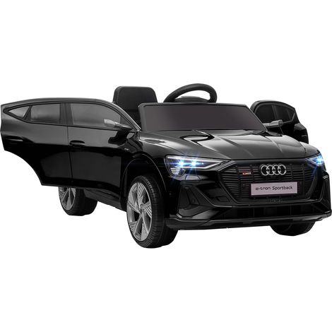 Voiture électrique enfant 12V télécommande 3-8km/h lumières musique noir