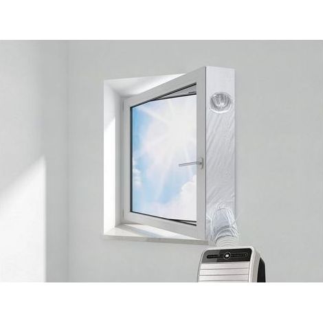 Seal of window for conditioner portable 300 cm – Sealing reinforced – Material durable and resistant to the UV – Installation easy – (1/5)