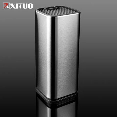 XITUO porte-outil couteau support de cuisine bloc support en acier sooktops tube étagère barre multifonctionnelle en [E394410564] (1/4)