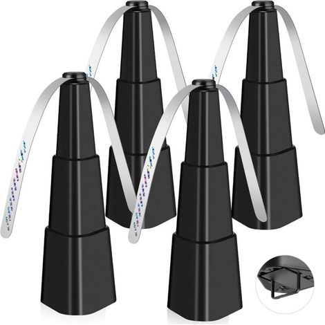 4er-Set Fliegenventilatoren für Tische – Fliegenabwehr für den Innen- und Außenbereich – Tragbar und automatisch für Picknicks, Restaurants, Partys und Zuhause (1/5)