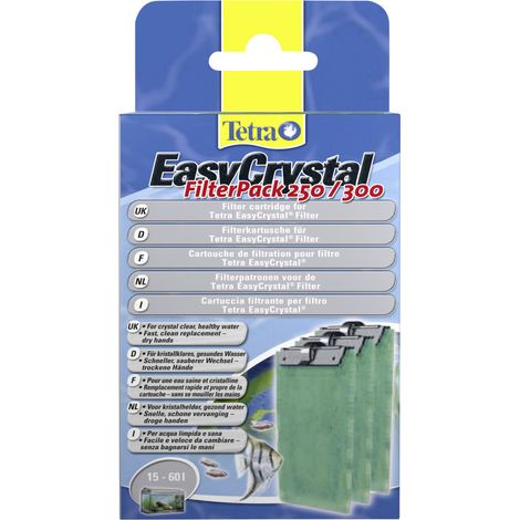 Tetra Filterkatusche EasyCrystal 250 300 Inhalt 3 Stück Zubehör