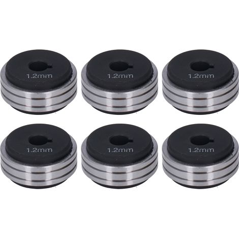 10 MIG-Schweißrollen aus Stahl und Nylon für 1,2-mm-Draht, 200-A-, 350-A- und 500-A-Antriebsrollen, Ersatzteile für Schweißmaschinen, 10er-Packung (1/5)