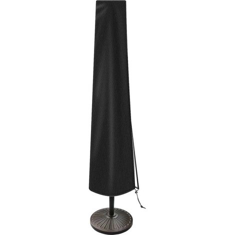 Oxford tissu imperméable à l'eau et à la poussière parapluie housse de parapluie droite avec fermeture à glissière,2405757cm (noir) (1/5)