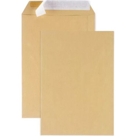 25 pochettes en papier kraft - 22,9 x 32,4 cm