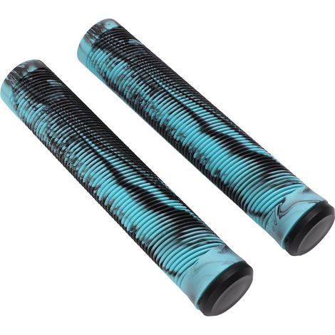 Poignées de vélo fixie 16 cm en TPE antidérapantes - Couleur Bleu/Noir (1/5)