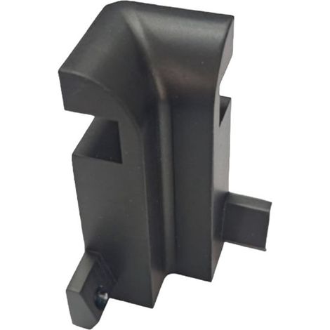 TrAdE Shop Traesio - Connettore Per Profilo Angolare Per Strip Led Nero A Luce Indiretta In Alluminio Al-34-l - (1/3)
