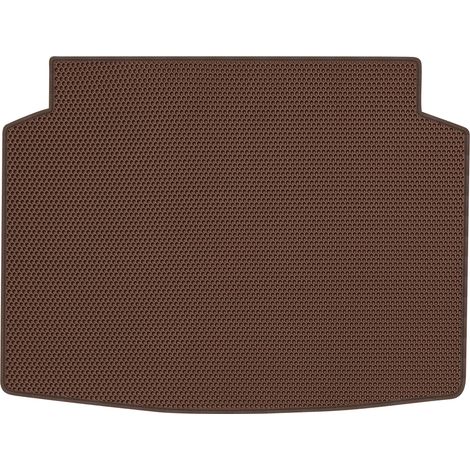 Tapis de coffre en EVA HONEYILB - MARRON pour Peugeot 308 III Berline à partir de 2021 (1/5)